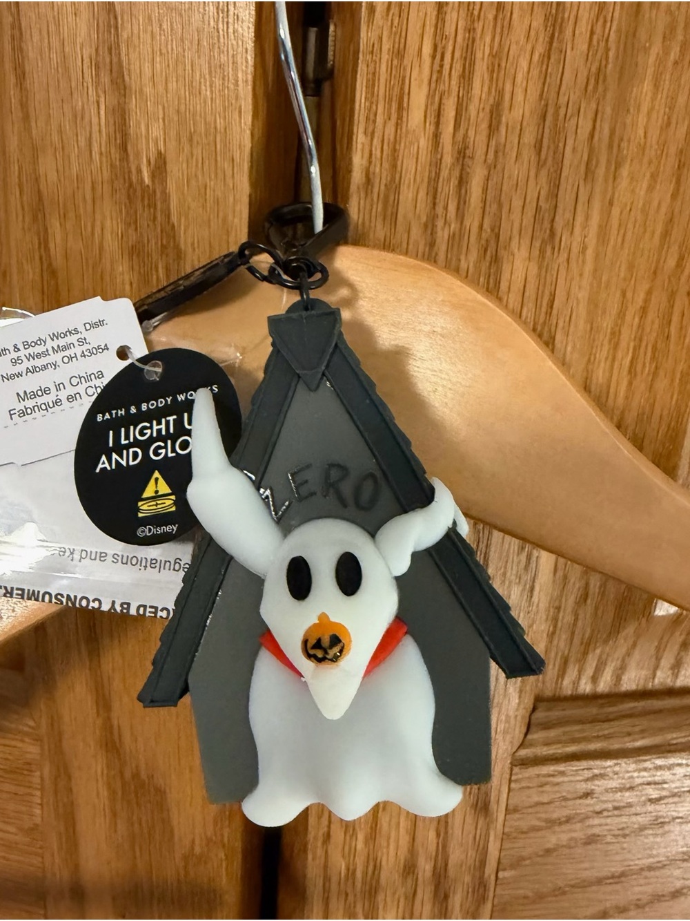 Disney Light-Up Zero Ghost Hand Sanitizer Holder